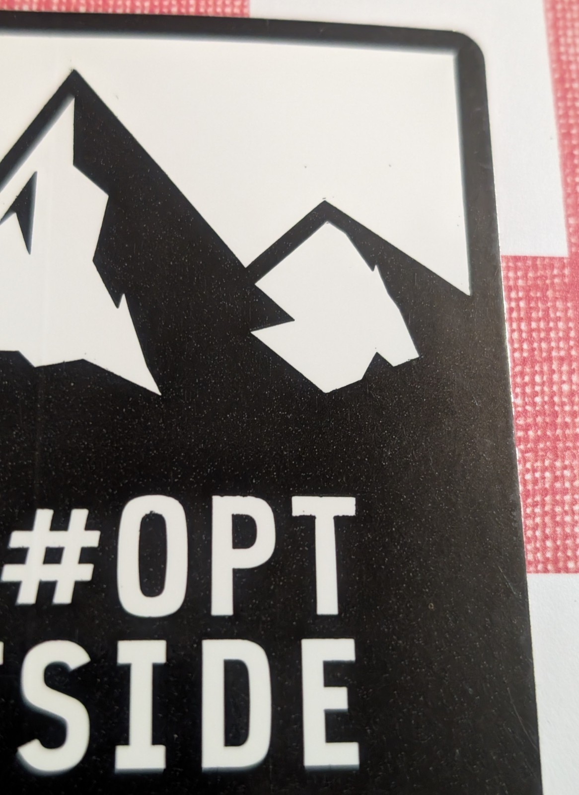 REI Co-op Opt Outside Sticker – #OptOutside Outdoor Mountain Camping Lifestyle