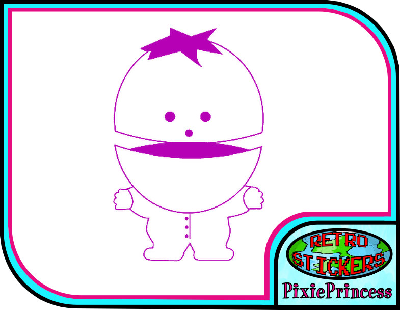 South Park Ike Funny G Vinyl Sticker Canada Car Bike Truck Wall Window Cartoon