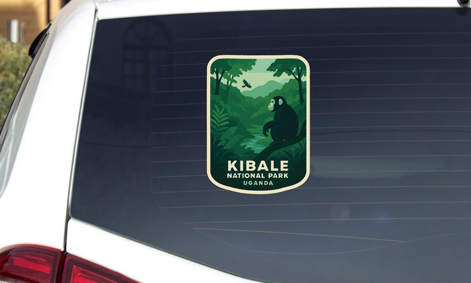 Kibale Uganda National Park Sticker Decal Vinyl Die-Cut World National Parks