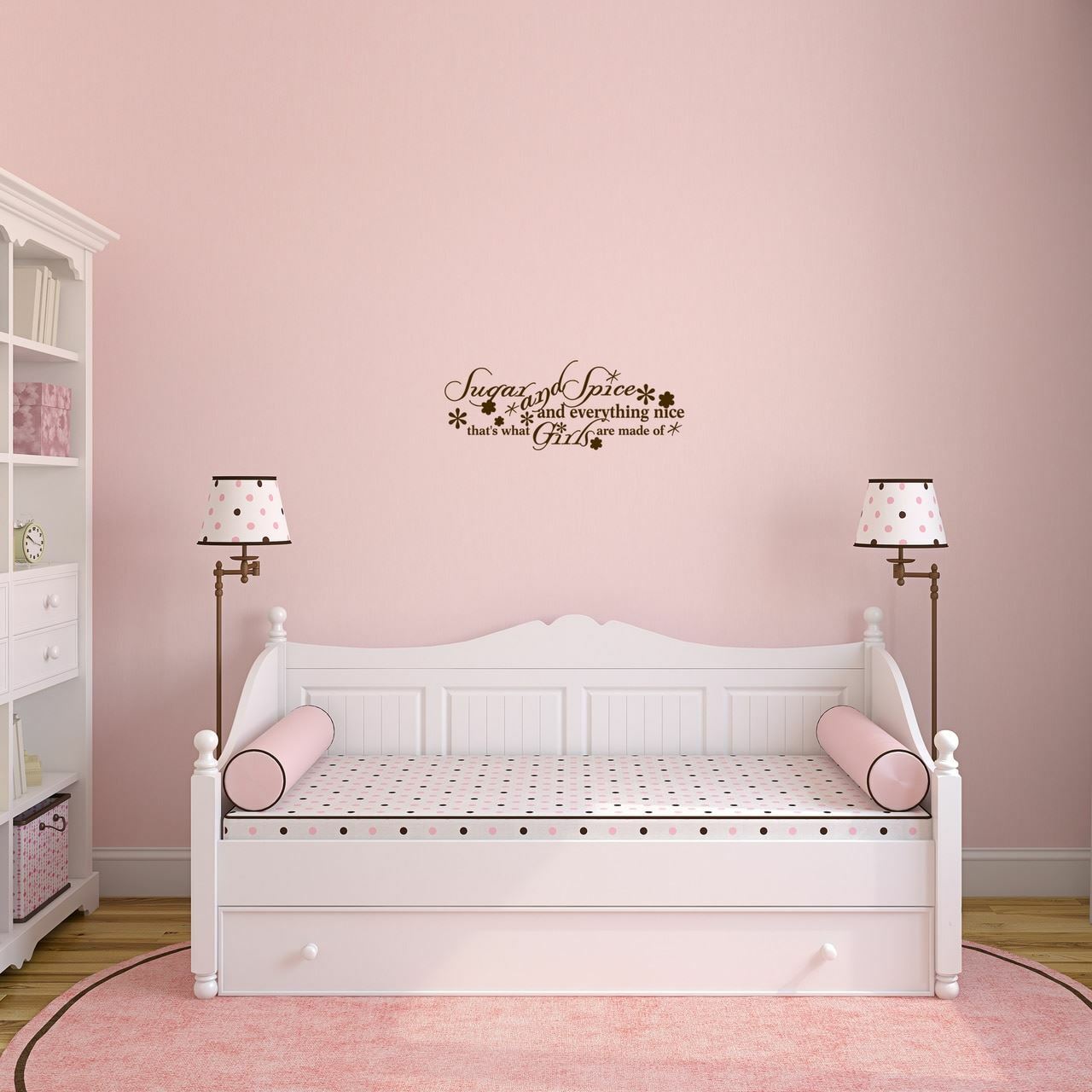Sugar and Spice Wall Decal – Kids, Nursery, Baby, Wall Art, Sticker, Decal