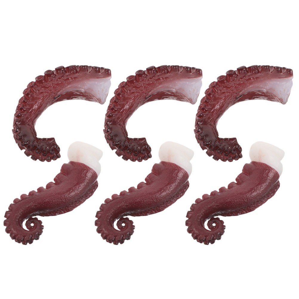 6pcs Lifelike Octopus Arms – Realistic Octopus Display Model Fake