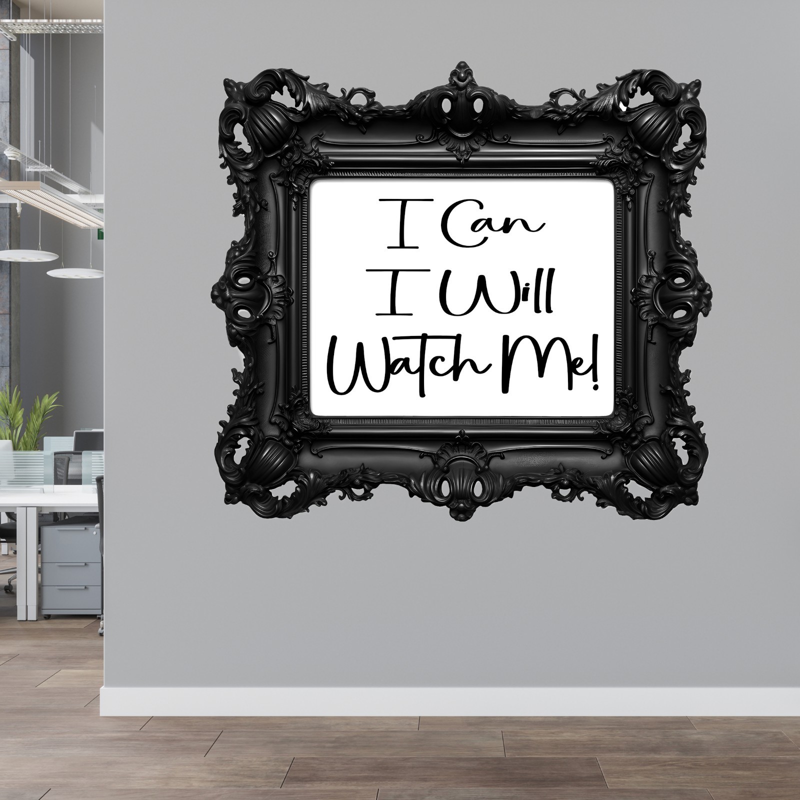 Motivational Wall Art – Peel and Stick Vinyl/removable Wall Decals. 3D illusion.