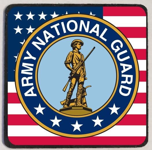 U.S. Army National Guard Refrigerator Magnet M55