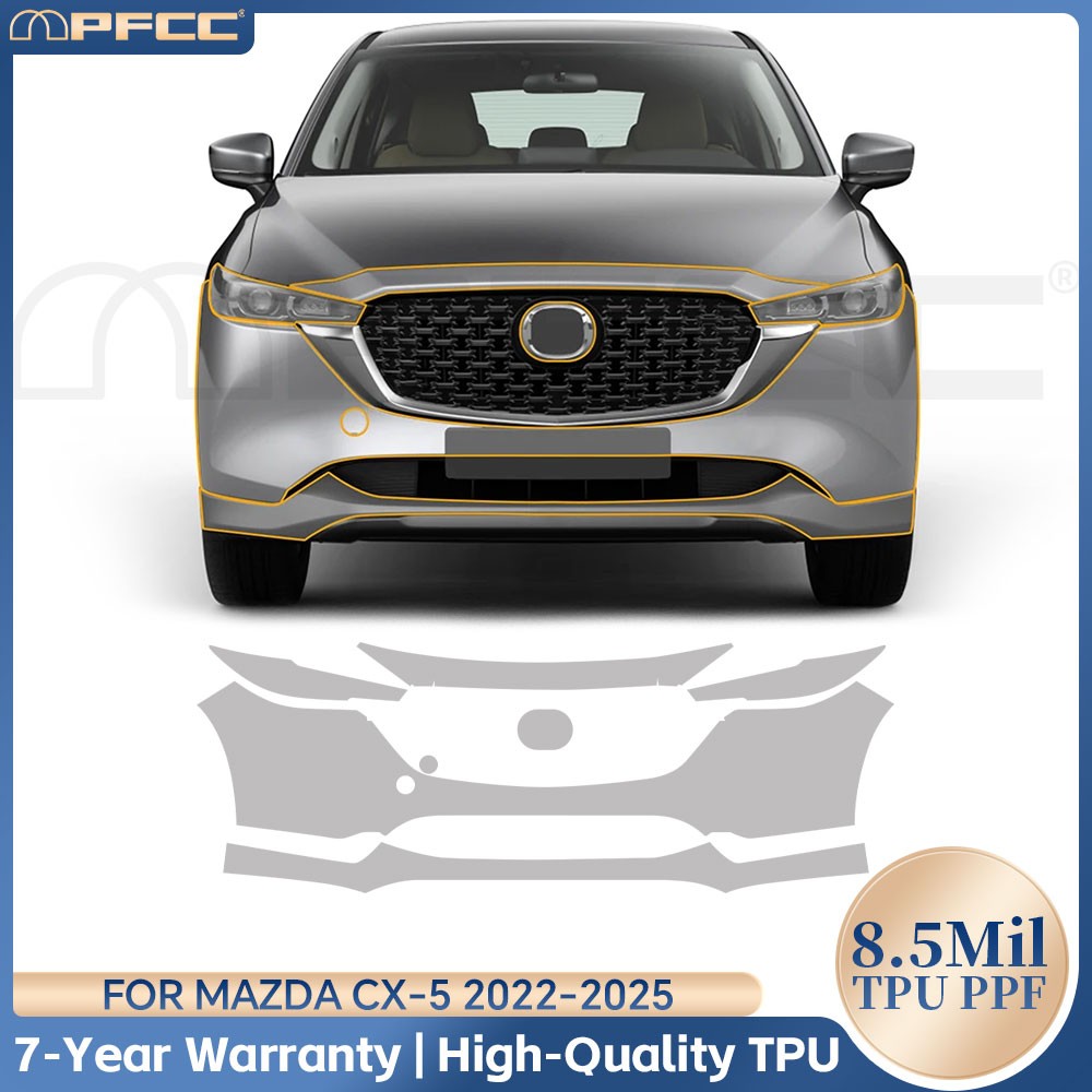 For Mazda CX-5 CX5 2022-2025 Precut Kit Paint Protection Film Clear PPF Full Car