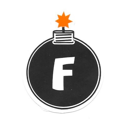 F Bomb Vinyl Sticker Funny Graphic Adult Humor Laptop Water Bottle Art