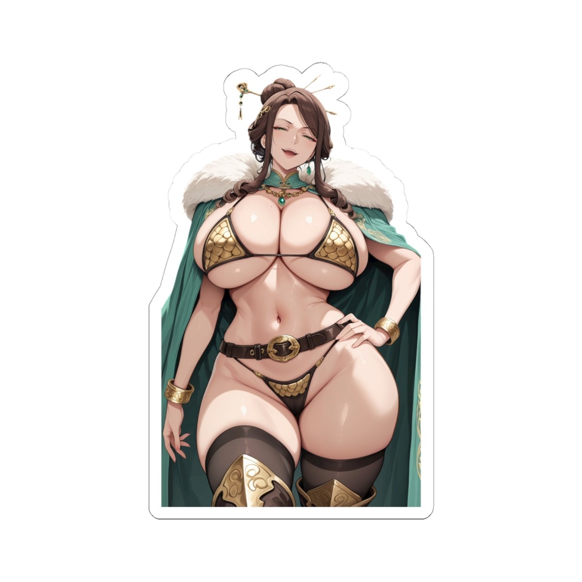 Cute Waifu Anime Sticker (FreeShipping$20+) Hot Ecchi Oppai Iroke