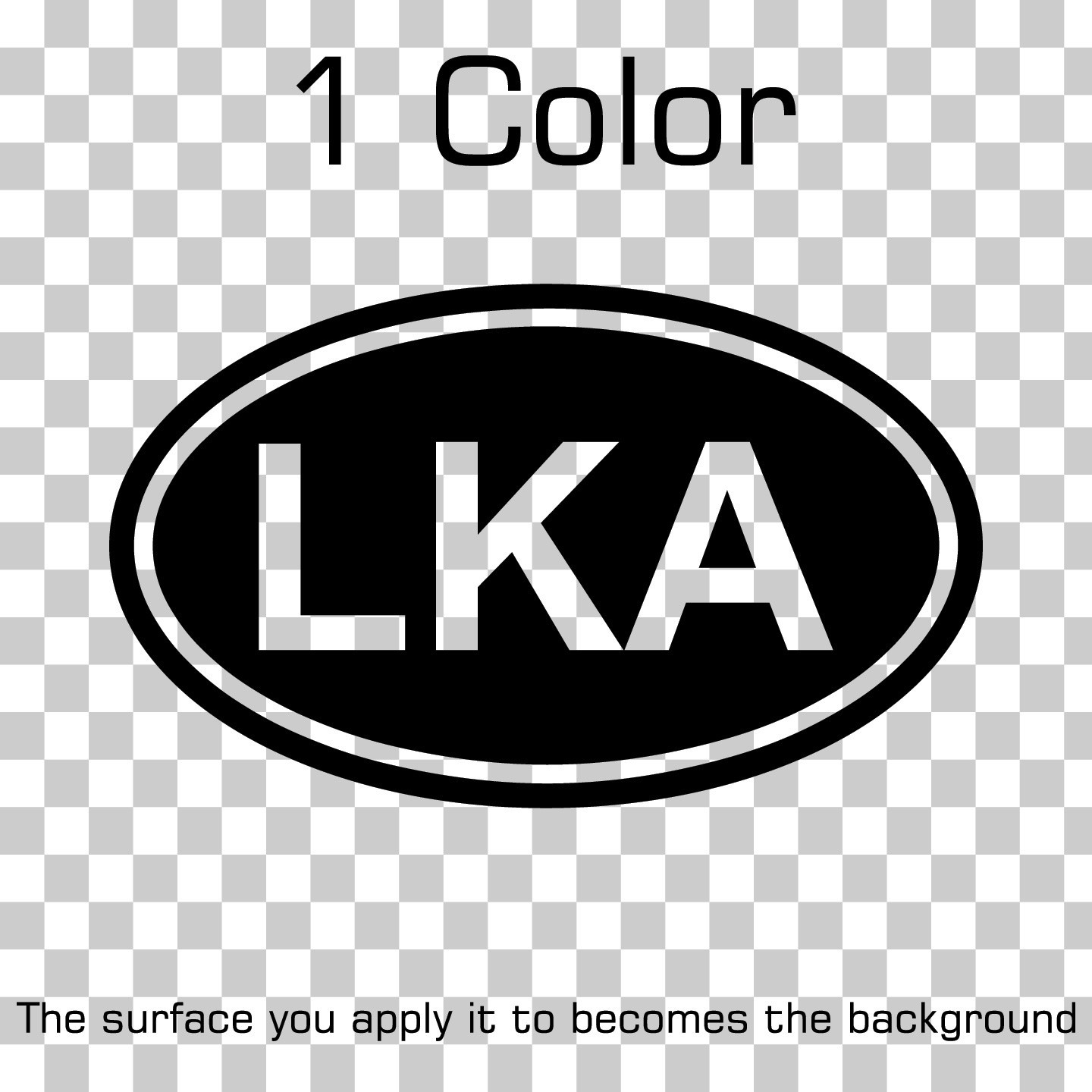 Sri Lanka LKA Oval Country Code Vinyl Decal Sticker for Car Window Laptop Gifts