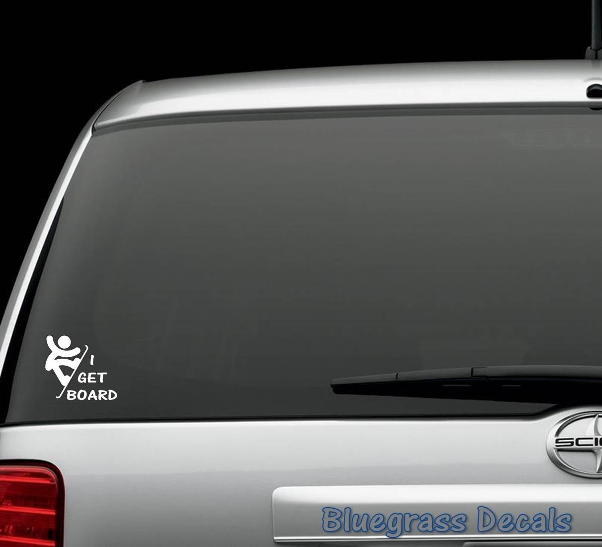 Funny Snowboard Snowboarding Decal Sticker for Car Window Olympics