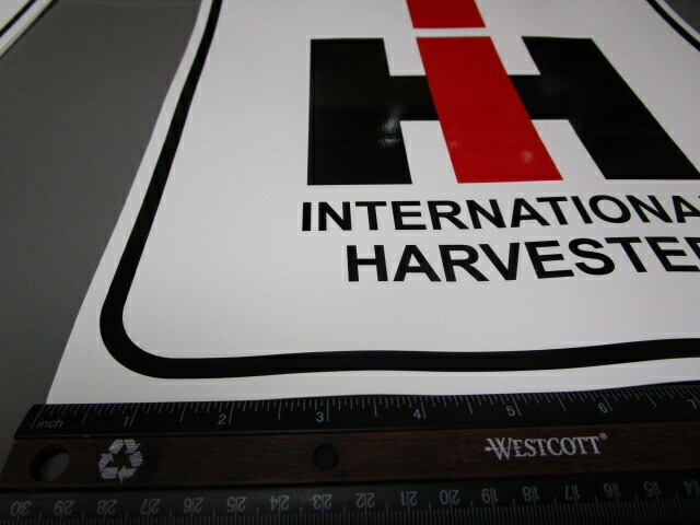 International Harvester IH Logo 12 x 12 Inch Decal Sticker