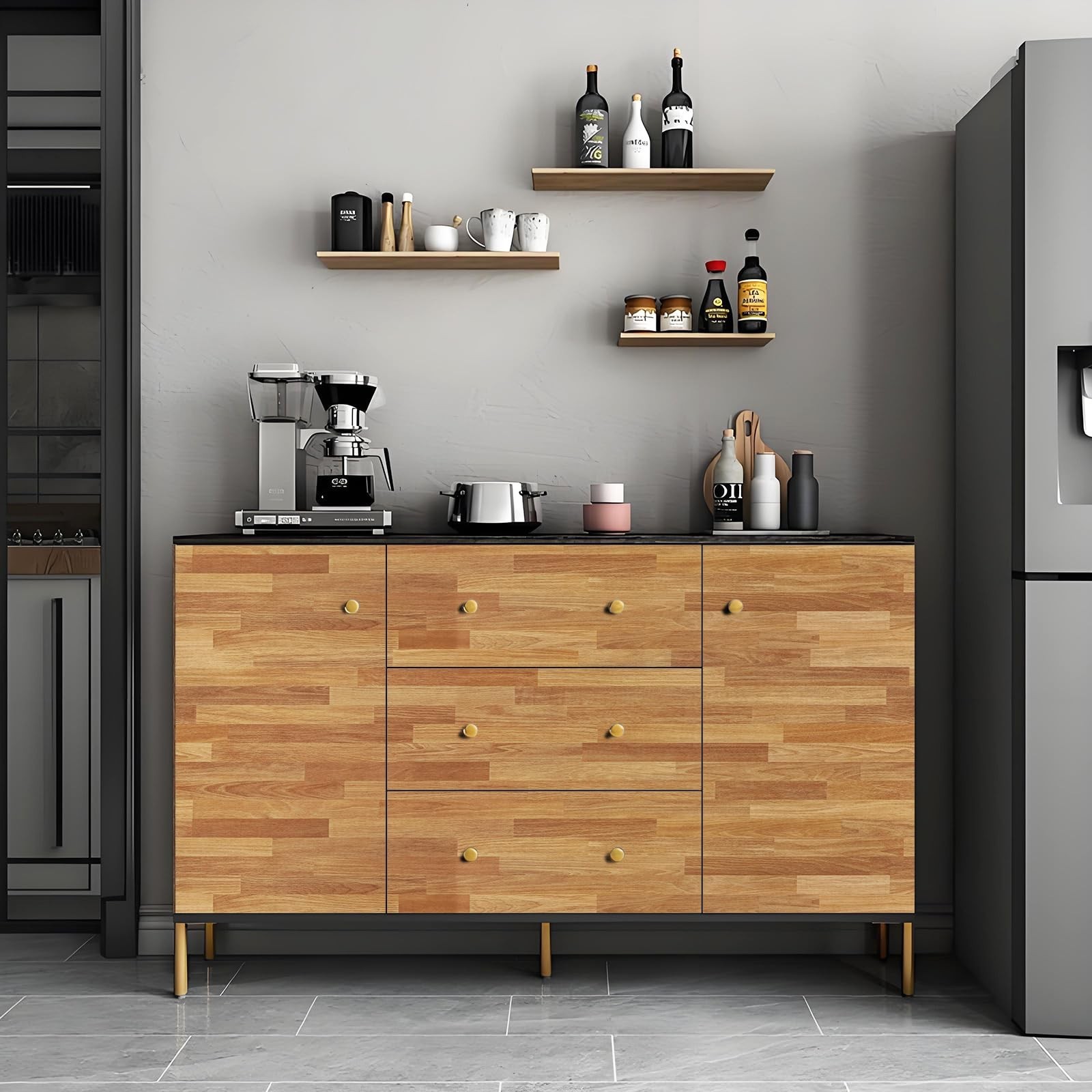 Wood Grain Contact Paper Brown Butcher Block Contact Paper Wood Wallpaper 17….