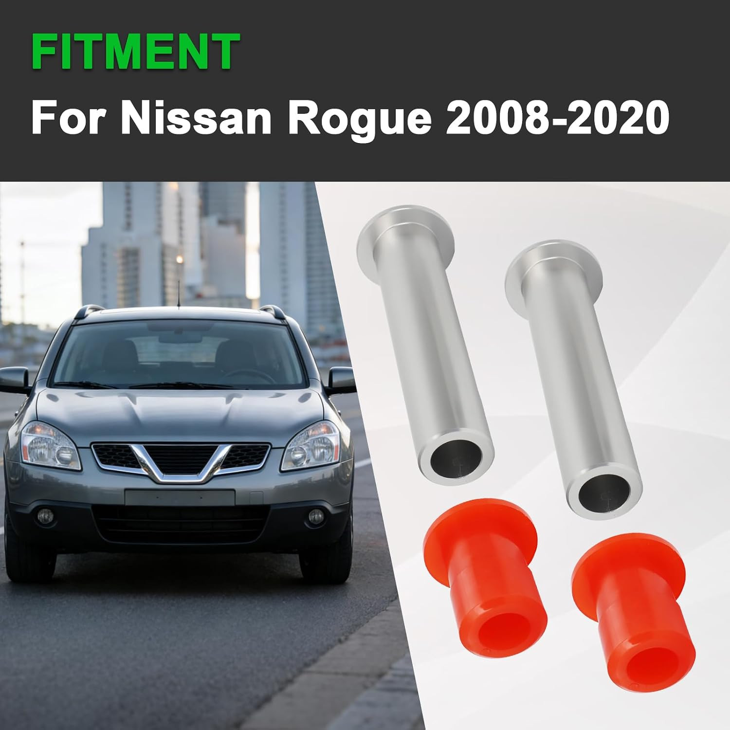 8PCS Front Subframe Bushing Upgrade Kit – More Durable Engine Cradle Front Subfr
