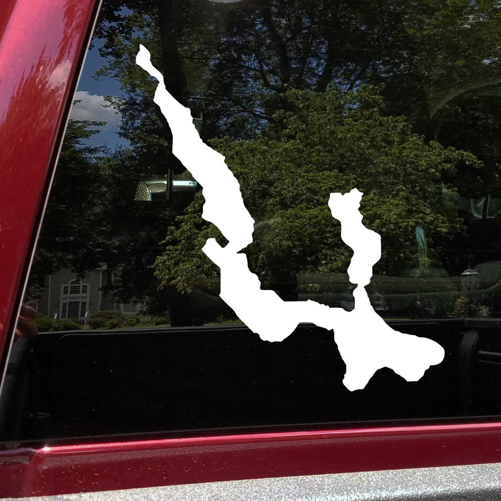 Walloon Lake Michigan Outline Sticker Decal Up North Cottage Vinyl