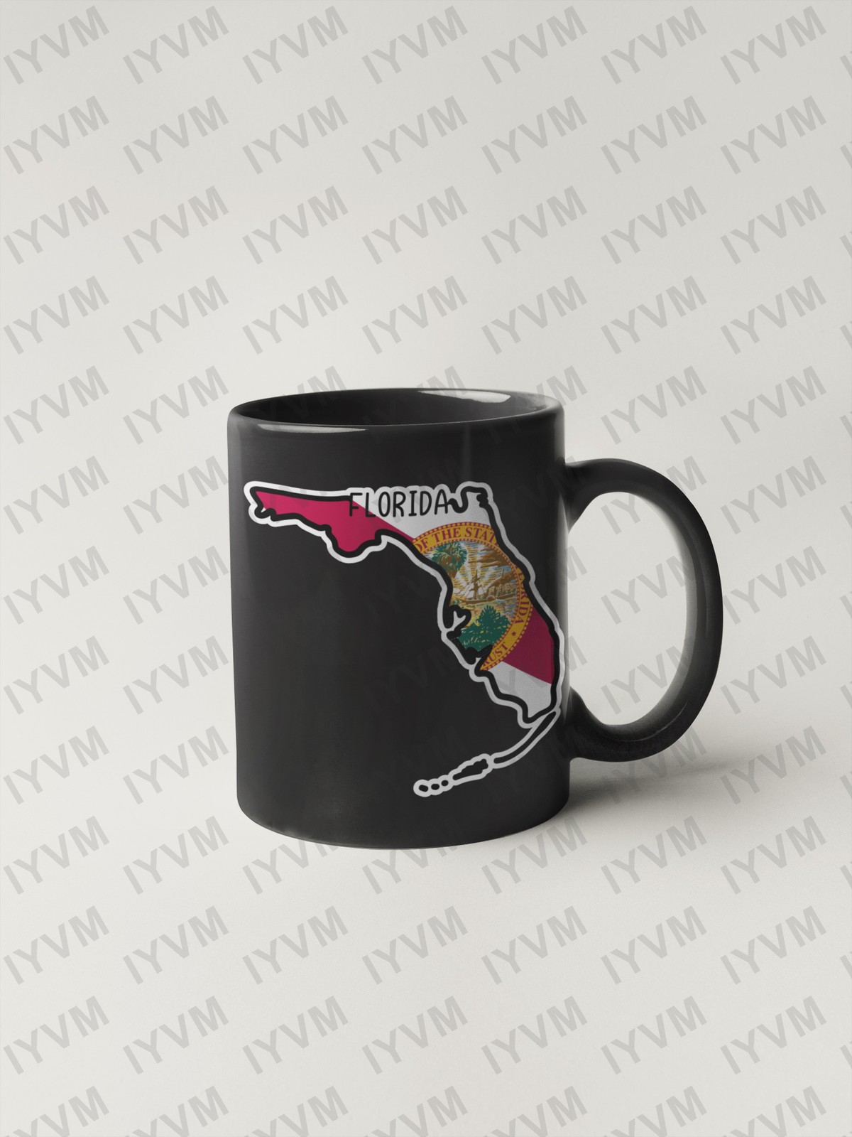 State of Florida Flag Map Sticker Decal USA Florida State
