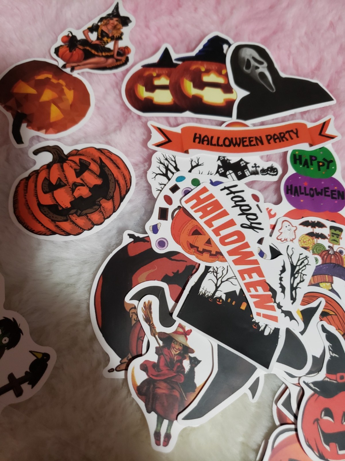 Halloween Mix Sticker Lot 100 Stickers Horror Kids To Adults Something For All!