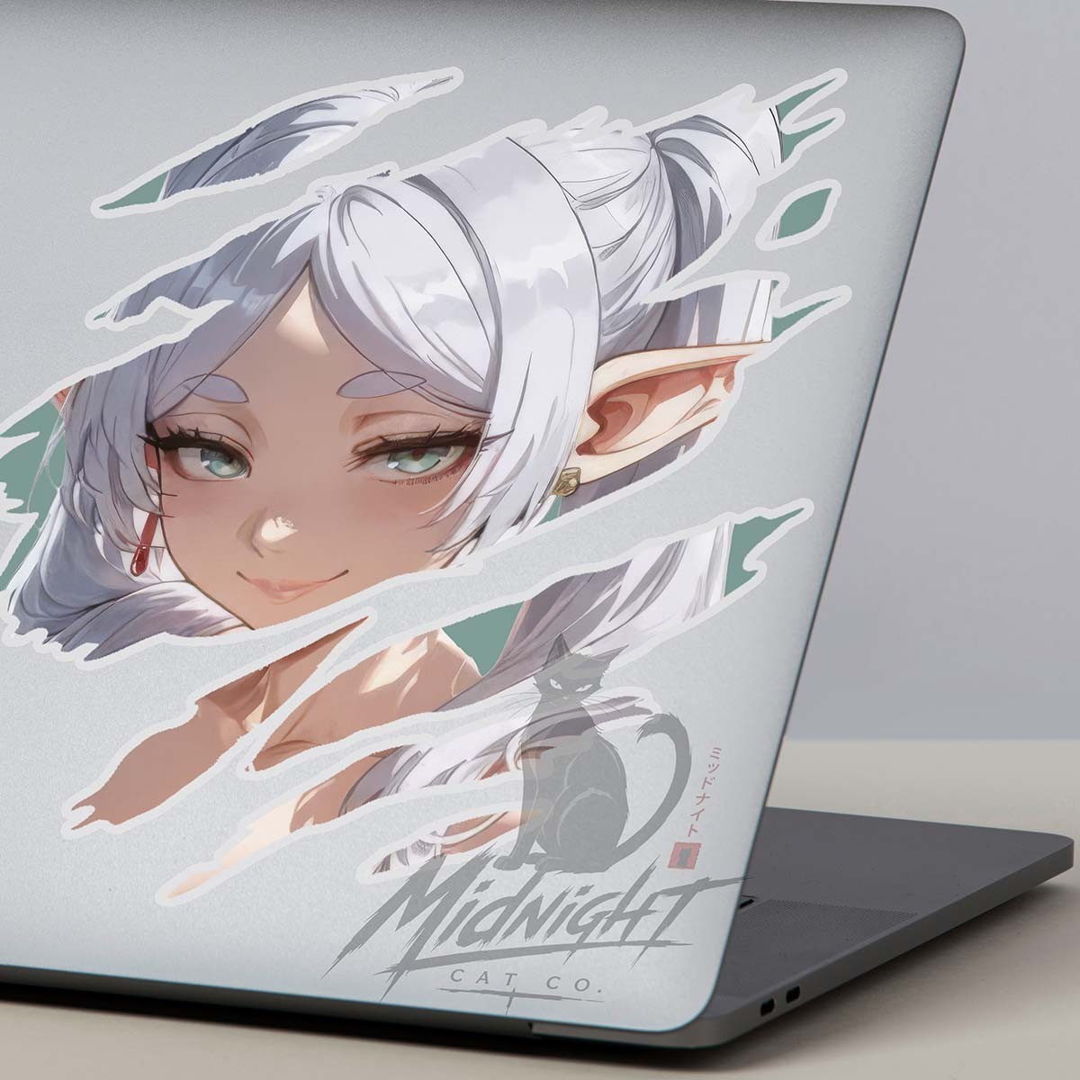 Frieren 7in Vinyl Sticker Anime Waifu Laptop Skateboard Car 01