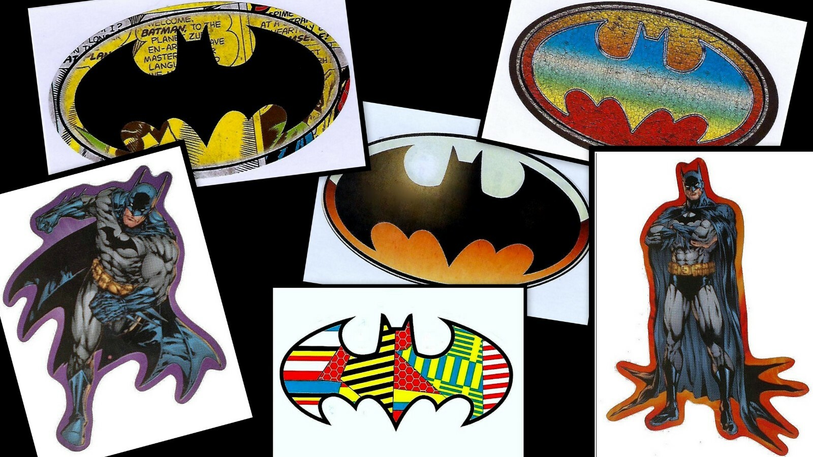 BATMAN LOGO LAPTOP STICKER DECAL~DC COMICS SUPERHERO~BOGO 40% OFF
