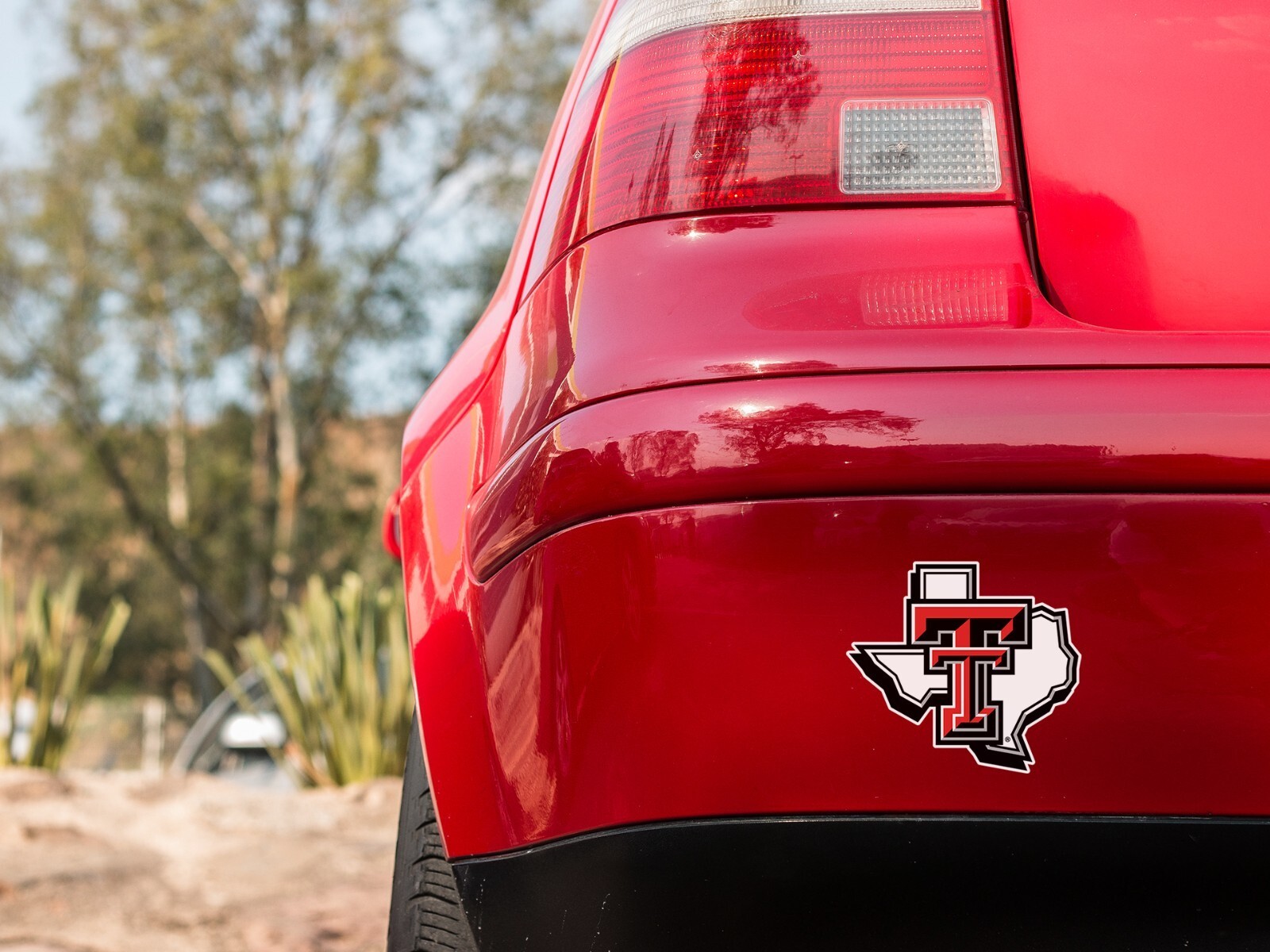 Texas Tech Red Raiders TTU Car Decal Vinyl Decal Monogram Sticker Bumper