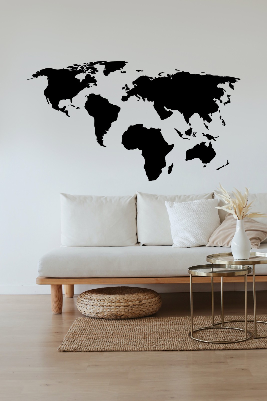 World Map Travel Office Bedroom Living Wall Sticker Graphic Vinyl Home Kid décor