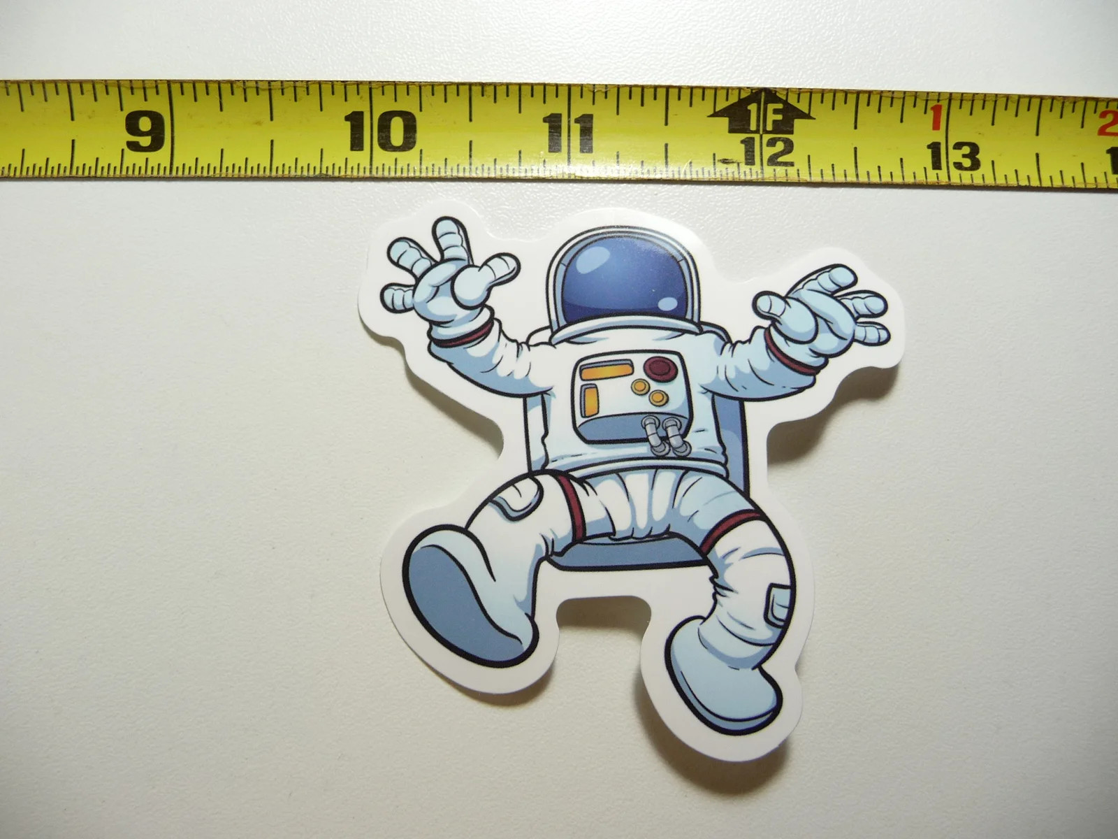 ASTRONAUT WALKING SMALL STICKER DECAL EXPLORATION OUTER GALAXY UNIVERSE