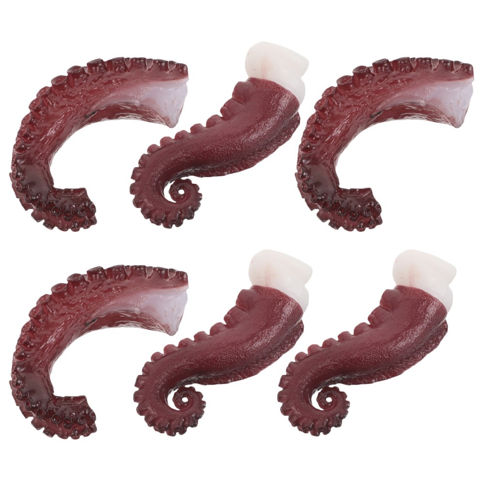 6pcs Lifelike Octopus Arms – Realistic Octopus Display Model Fake