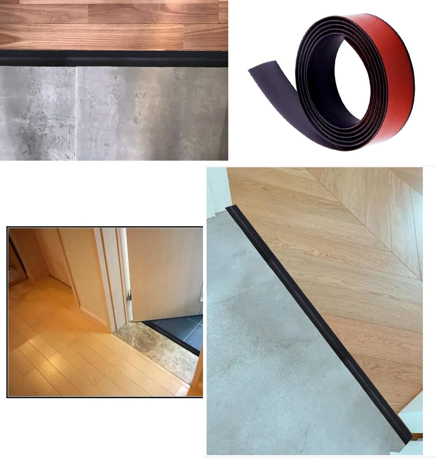 Floor/Door Flat Transition Strip & Self Adhesive Floor Vinyl Floor Edge Trim Lam