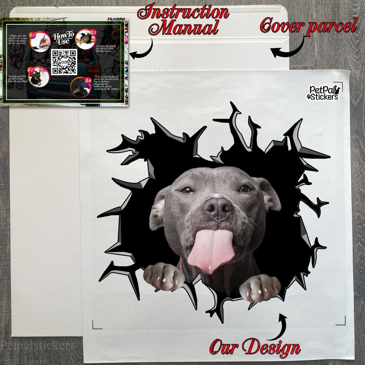 Vinyl Dog Stickers Car Decals for Dog Lovers, Perfect Gift for Pet Owners