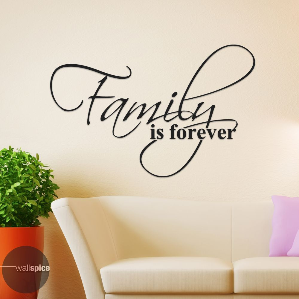 Family Is Forever Vinyl Wall Decal Sticker