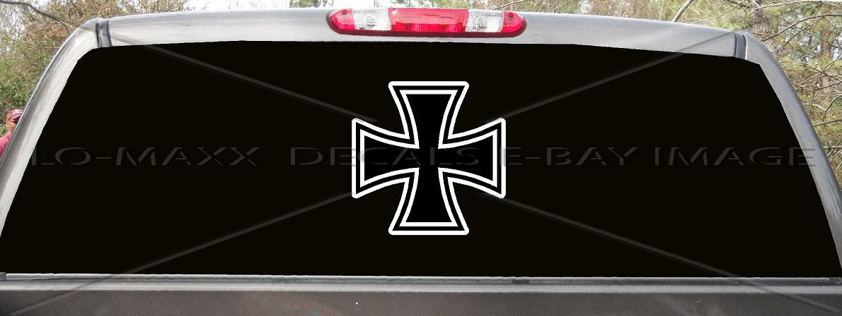 Iron Cross German Military Emblem Aircraft Fighter Bomber Insignia Decal Sticker