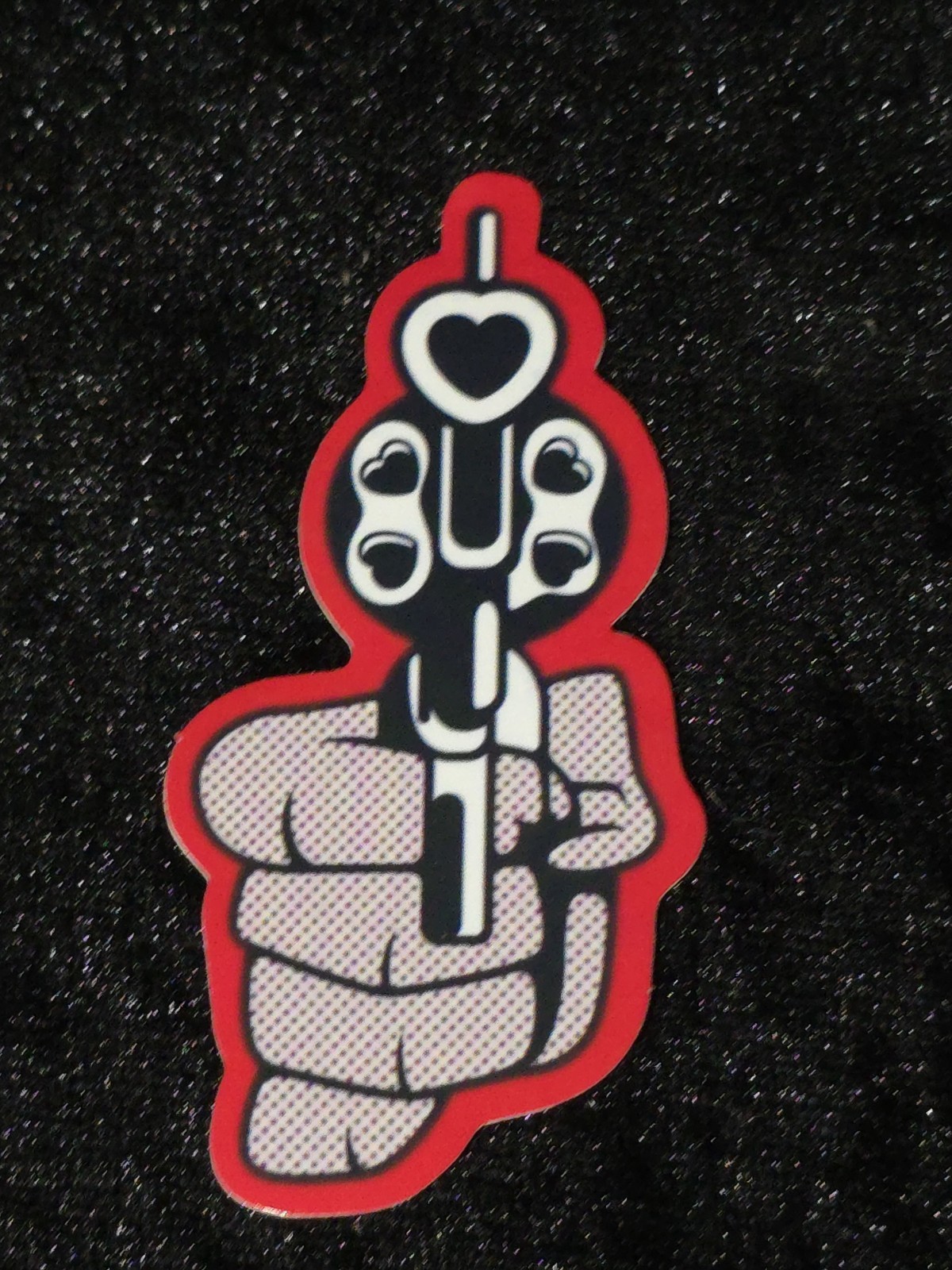 Love Gun 3.25" Decal Sticker