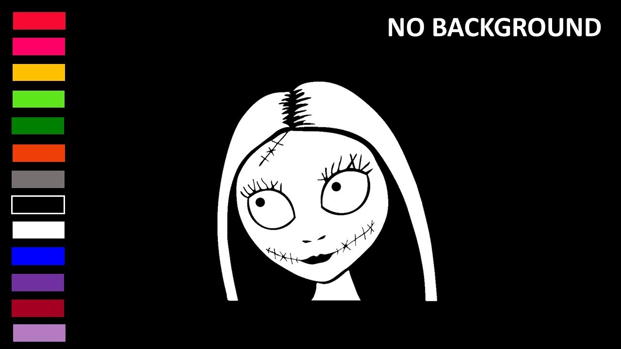 SALLY SKELLINGTON, NIGHTMARE JACK Decal Sticker for Car, Window, Laptop, Tumbler