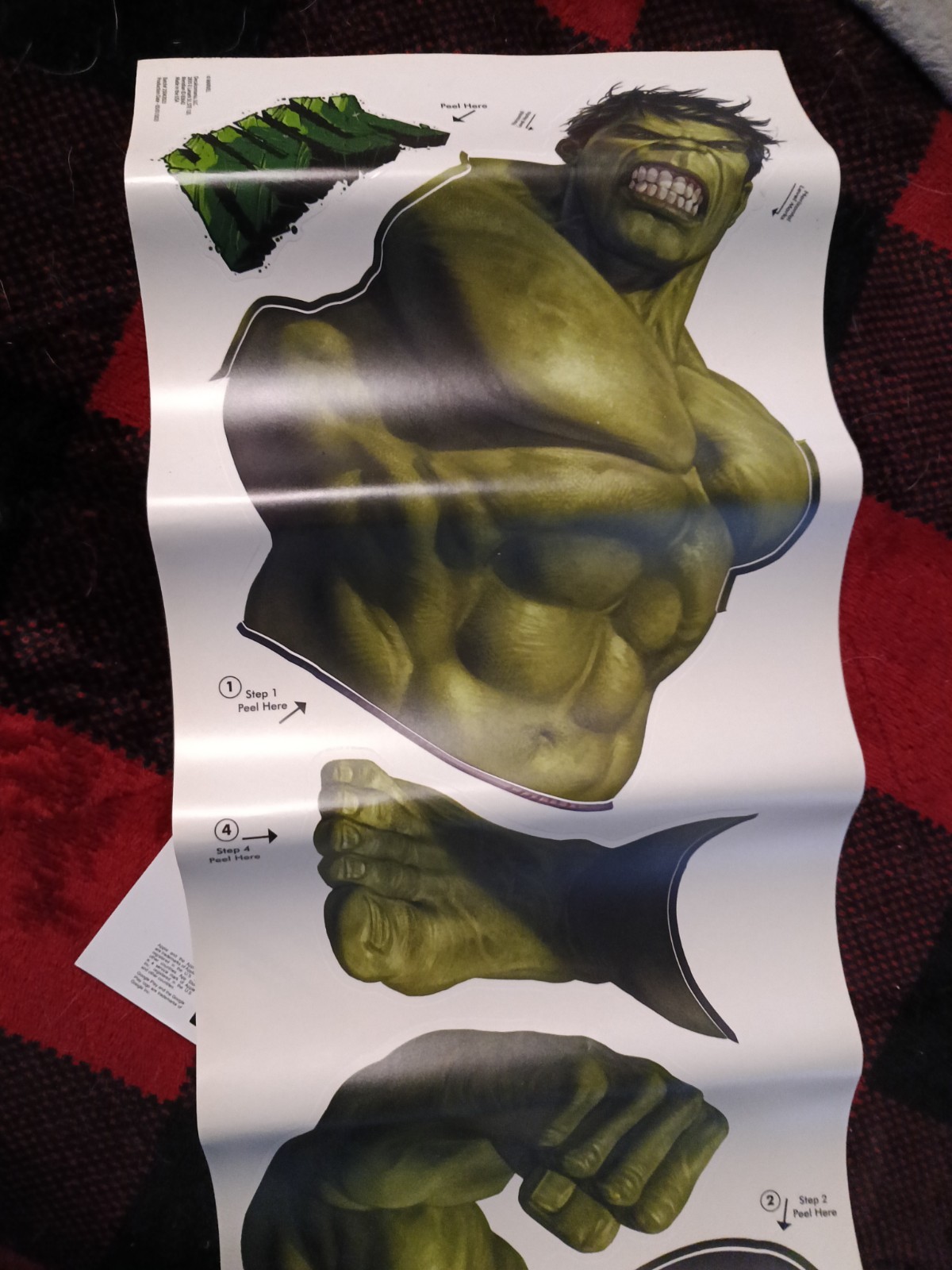 wall Palz Hulk wall decal Marvel Avengers