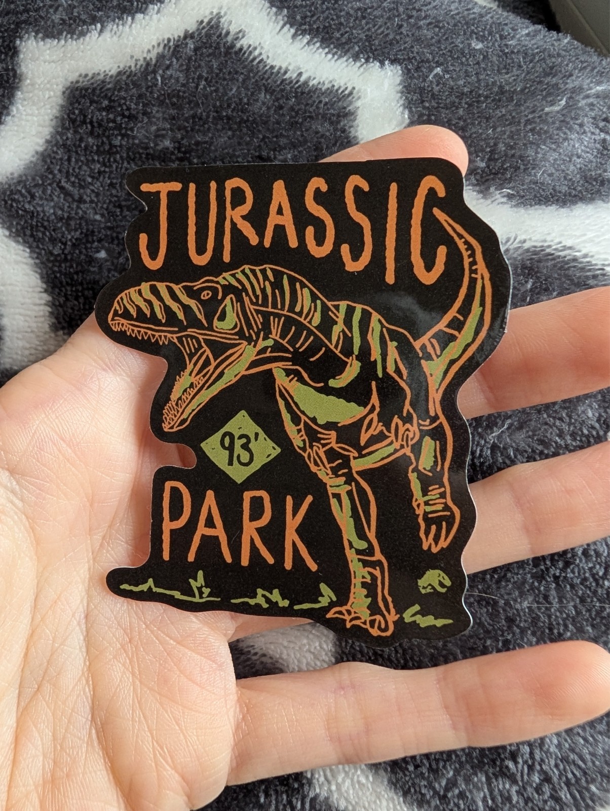 Jurassic Park Dinosaur Sticker Vinyl Decal | T-Rex Movie Film Fan Art