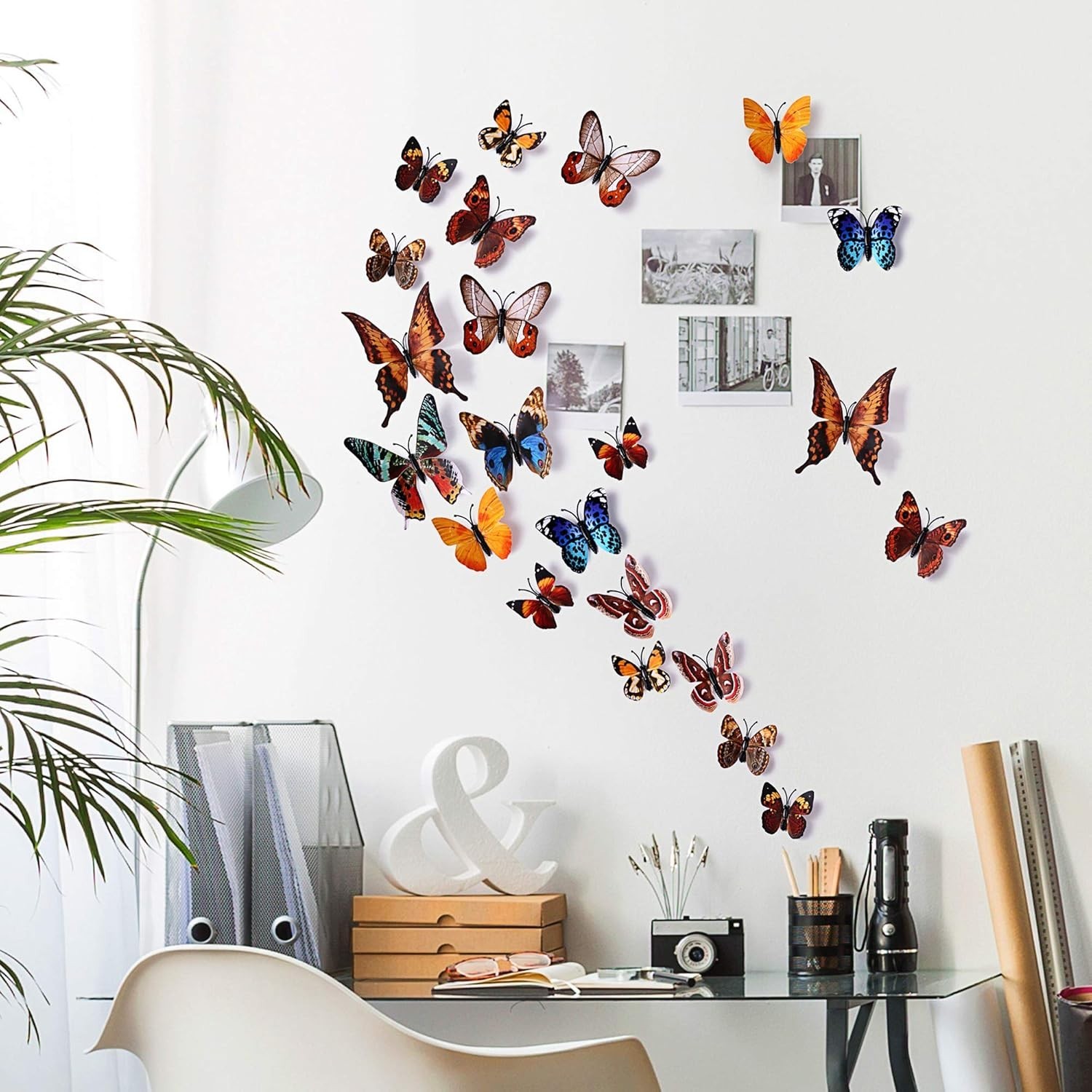 Magnetic & Adhesive 3D Butterfly Art Stickers – Transform Your Space