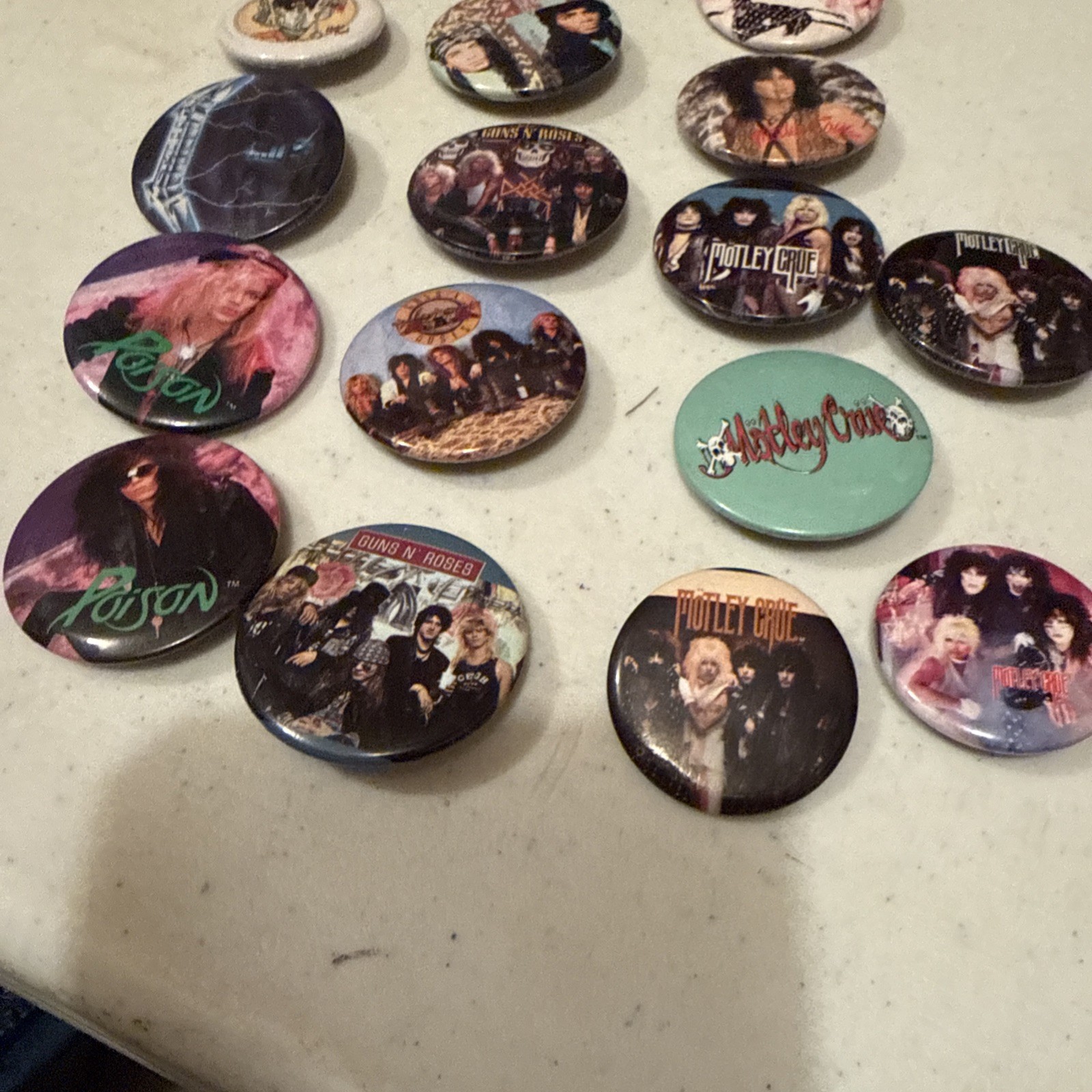 Metallica Ac/ Dc Def Leaped. Rock And Roll 1.5 Pins Choice