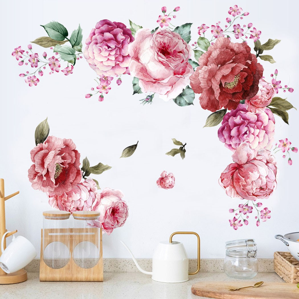 Art Nursery Wall Sticker Decals Flowers Home Decor Room Practical