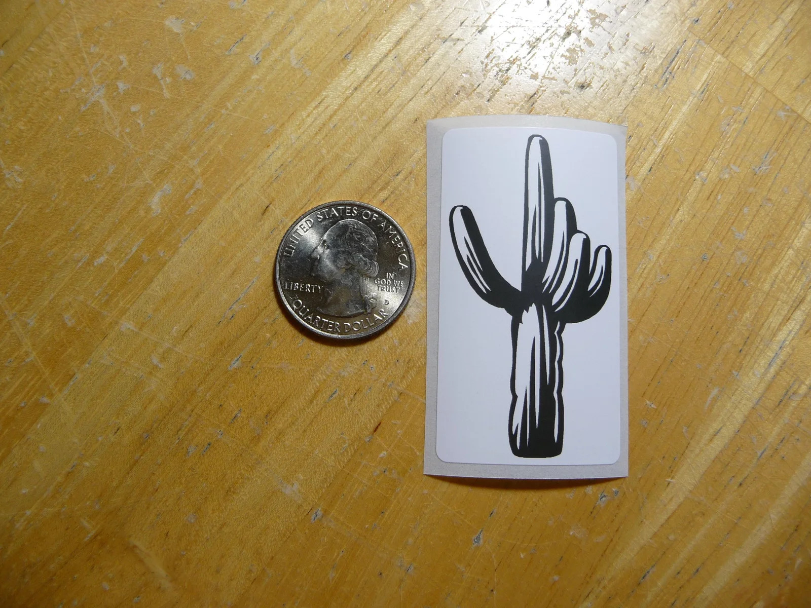 GIANT SAGUARO STICKER DECAL 1 – 50 BULK PACK FUNNY CACTUS DESERT