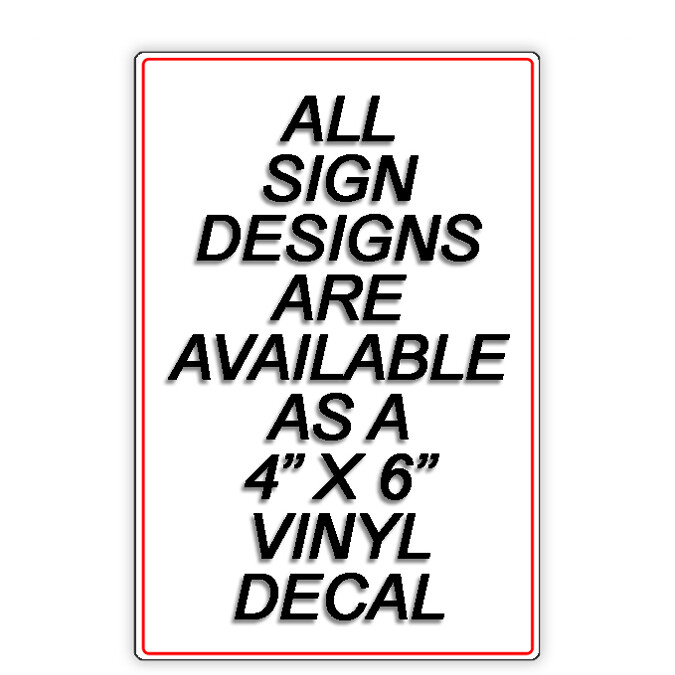 Press Button To Open Gate Closes Automatically Metal Sign Decal Magnetic Sign