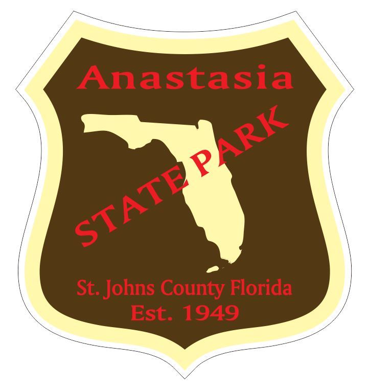 Anastasia State Park Sticker R3338 Florida YOU CHOOSE SIZE