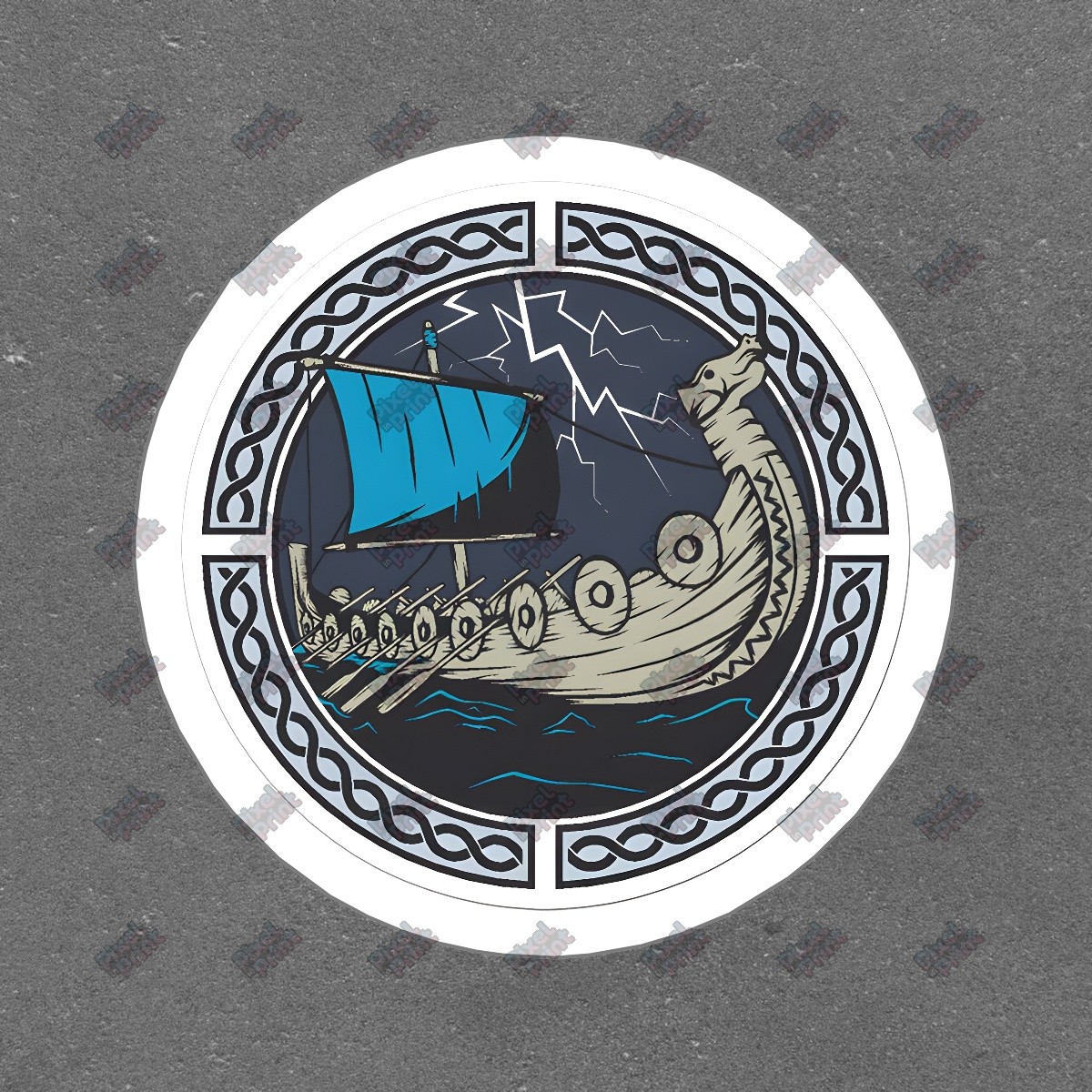 Viking Ship Vinyl Sticker Nautical Decal Norse Mythology Art #901103