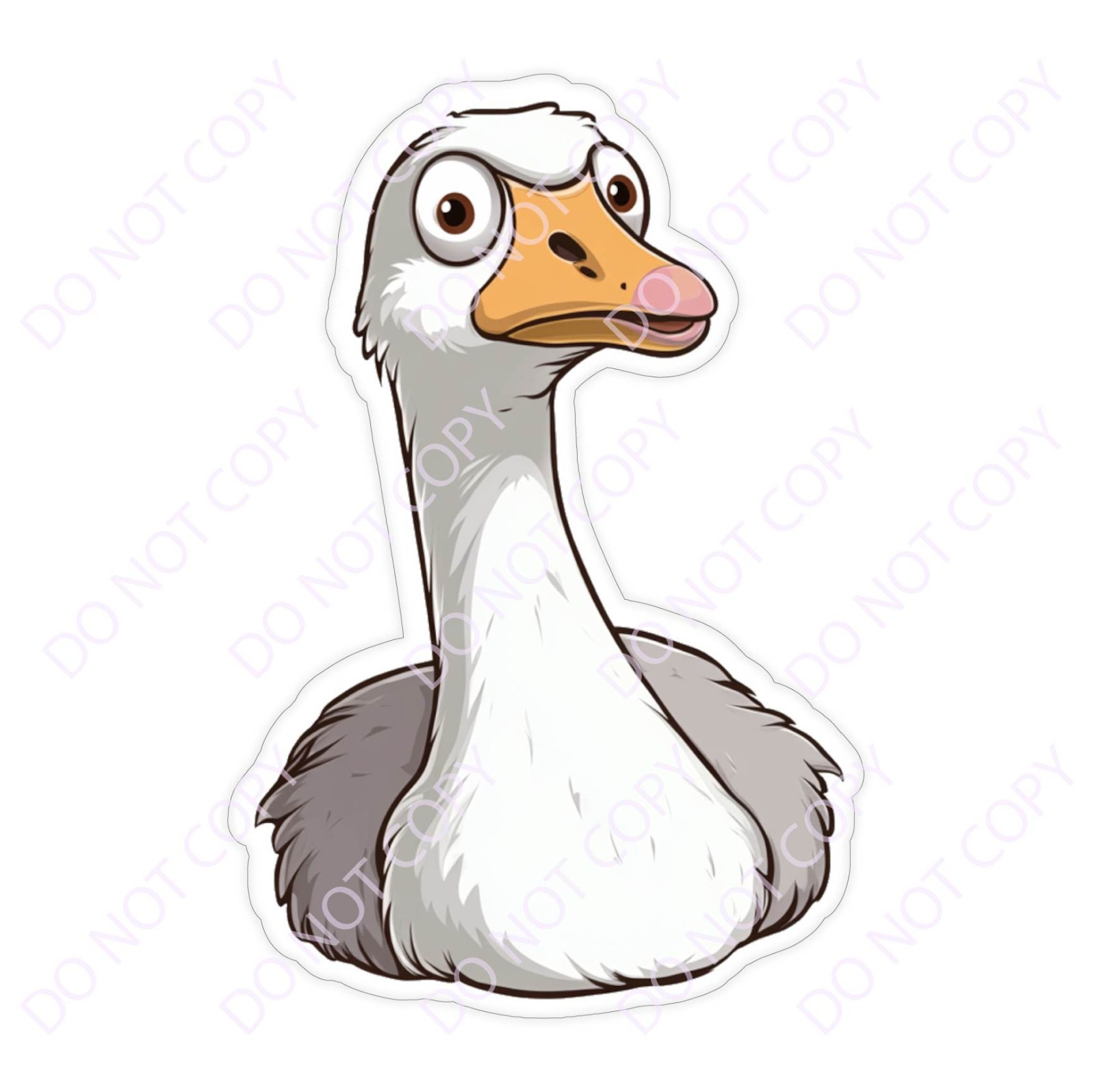 Laminated Vinyl Decal Die Cut Waterproof Sticker – Angry Goose