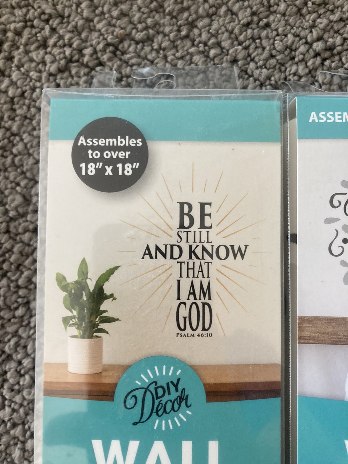 NWT Lot Of 5 The Peel People DIY Wall Home Decor Jesus God Inspire Butterfly