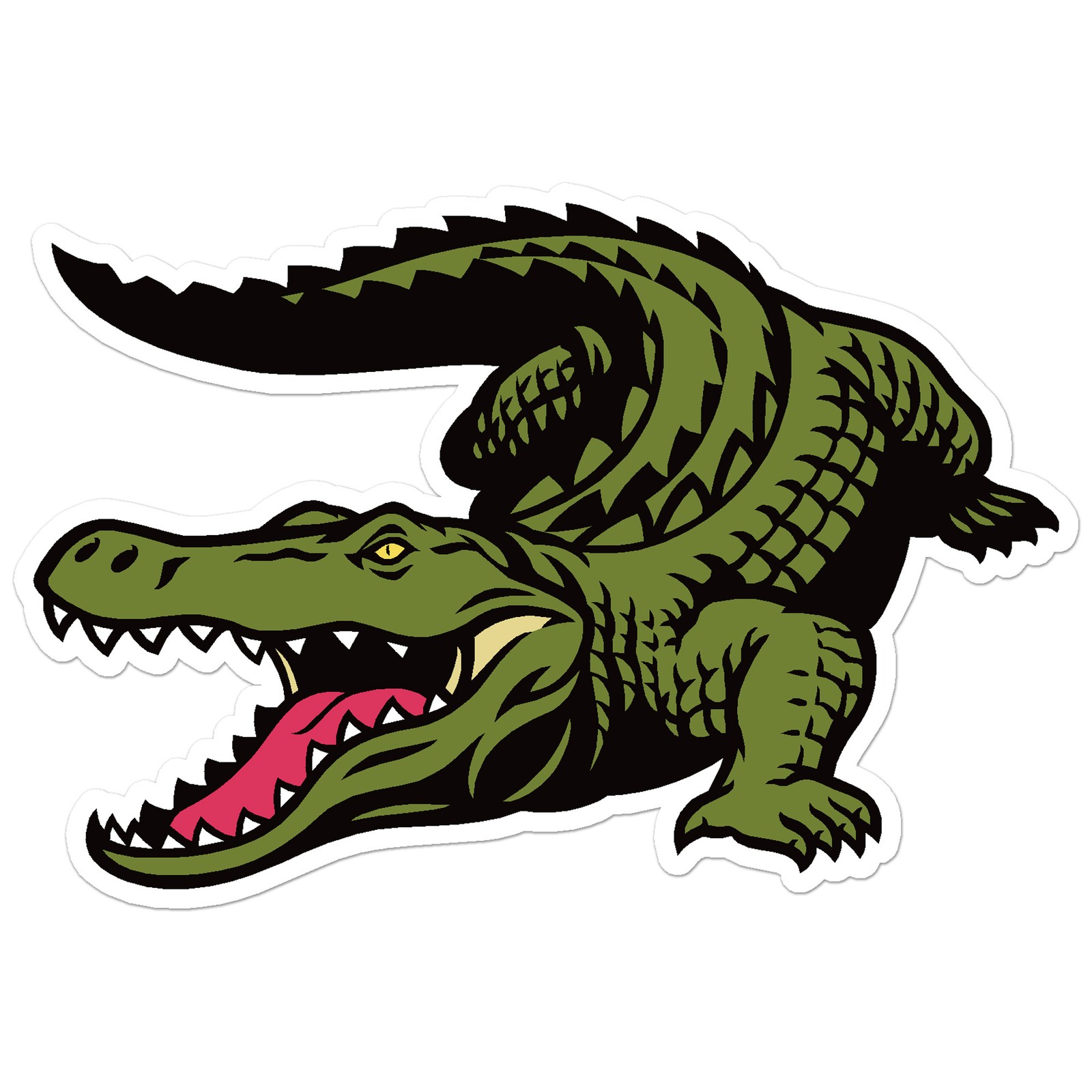 Gator Croc Alligator – Vinyl Decal Sticker – Car Window Laptop – ebn9896
