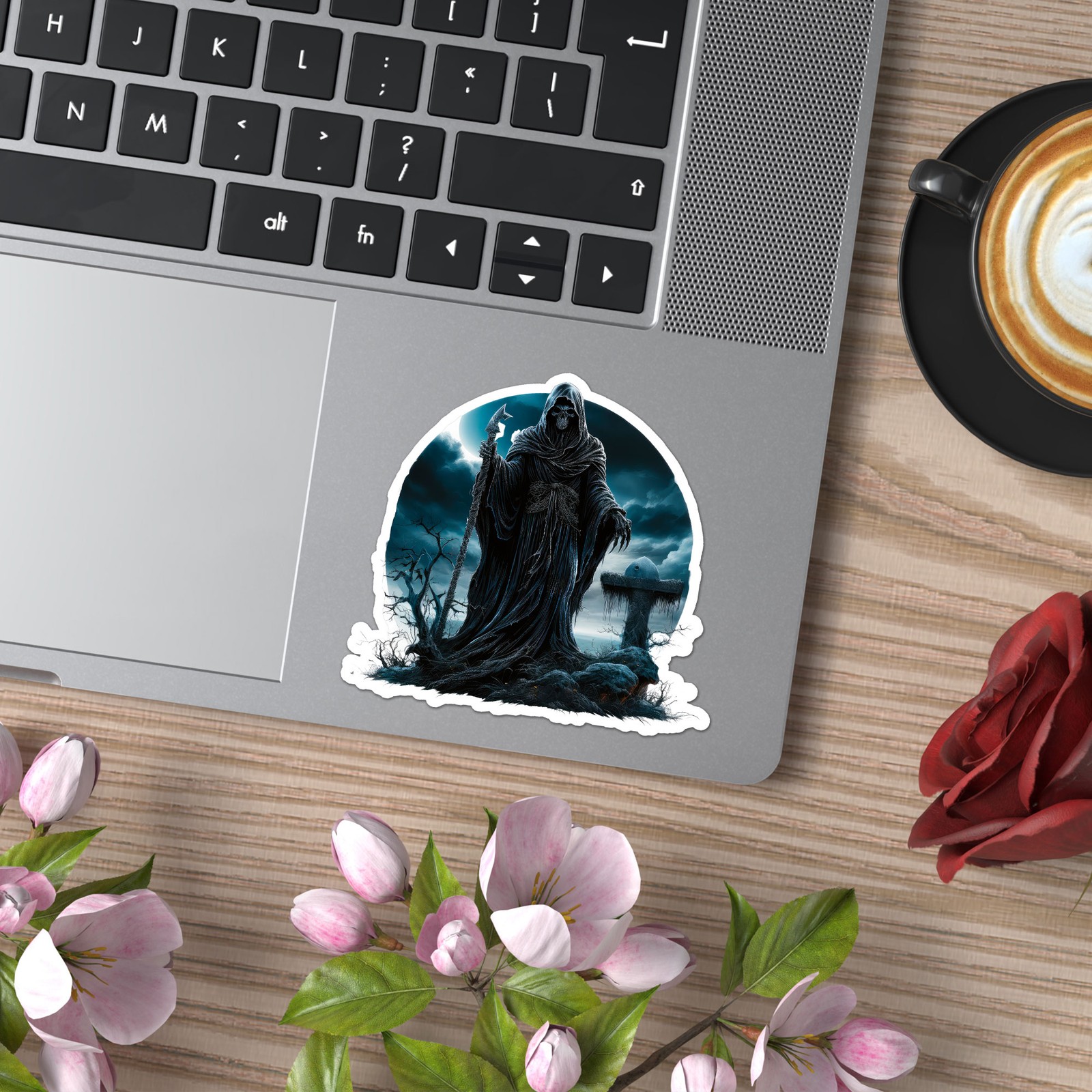 Grim Reaper Death – Vinyl Decal Sticker – Car Window Laptop – ebn9273