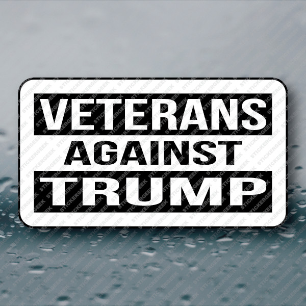 VETERANS AGAINST TRUMP 25-250pcs political anti trump anti gop republican