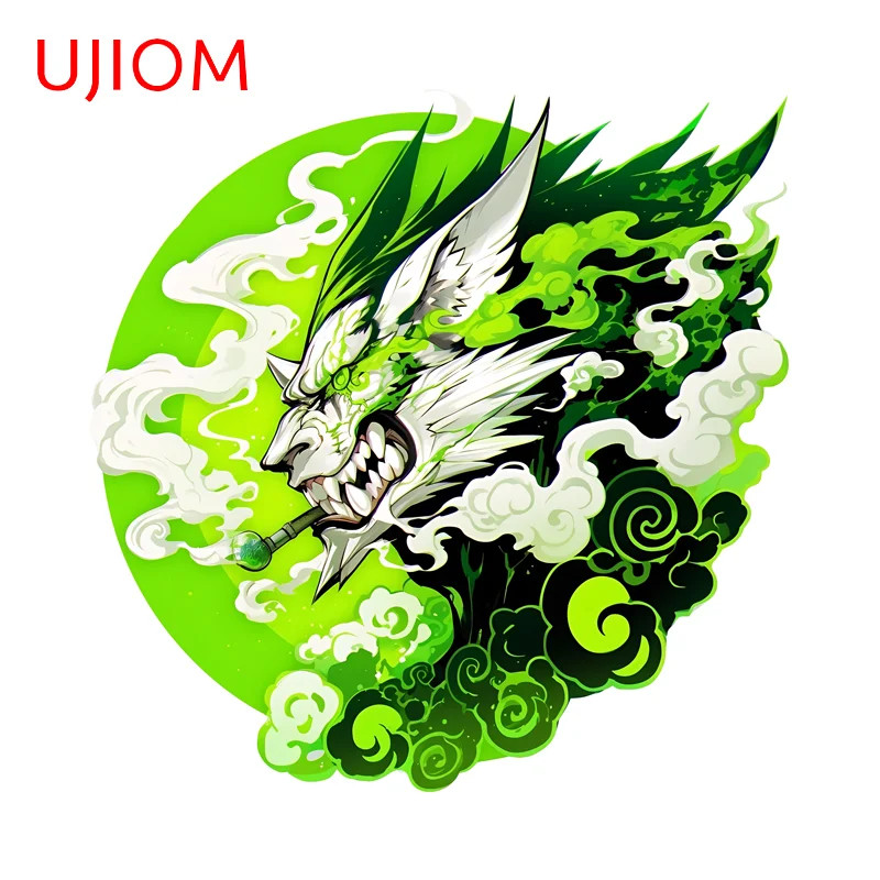UJIOM Green Monster Tattoo Eye-catching Wall Stickers Exquisite Fashionable