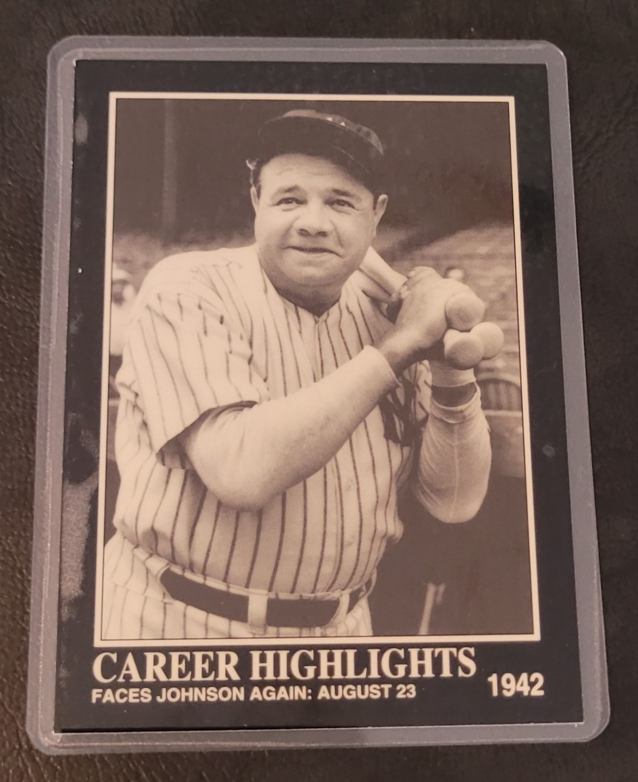 Babe Ruth YANKEES Baseball Card HOF Fridge/Locker/Cabinet Laminated Magnet