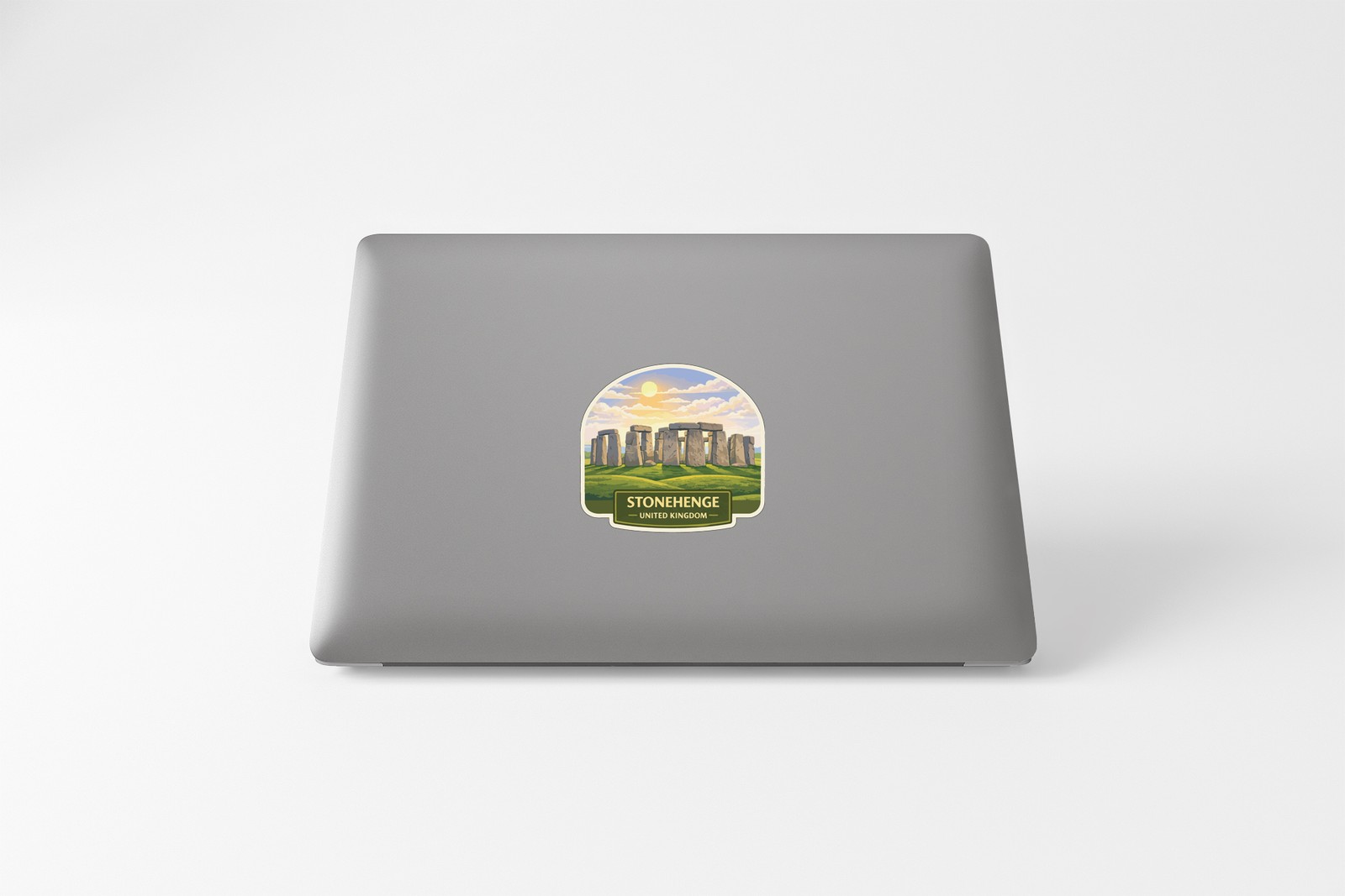 Stonehenge Landscape UK Sticker Decal Vinyl Die-Cut World Heritage Sites Series