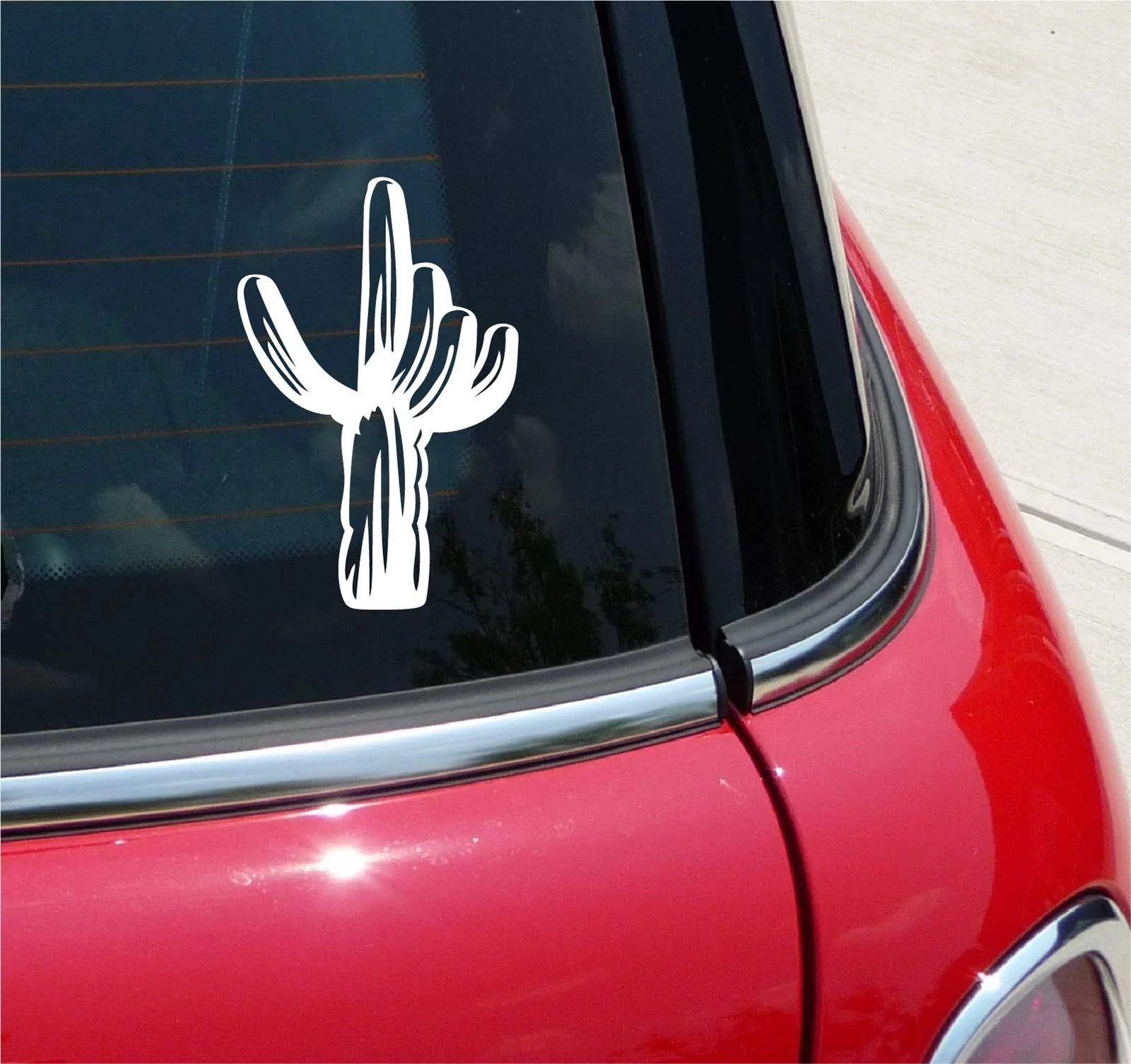 GIANT SAGUARO CACTUS DESERT GRAPHIC DECAL STICKER ART CAR WALL DECOR