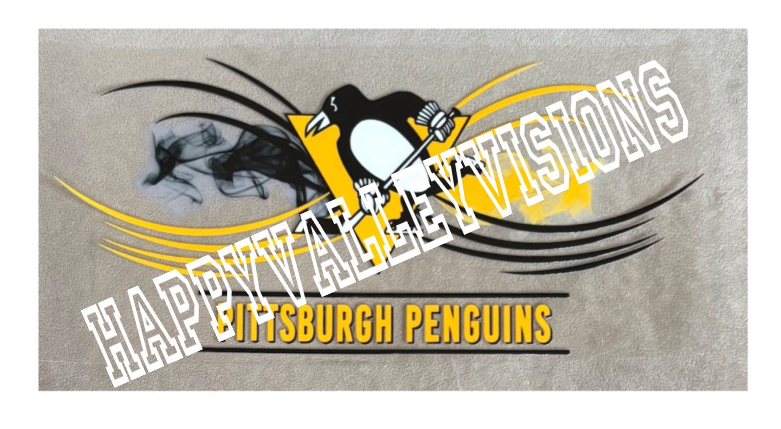 PITTSBURGH Hockey Team UV DTF Waterproof Transfer Sticker Cup Wrap DIY Cups