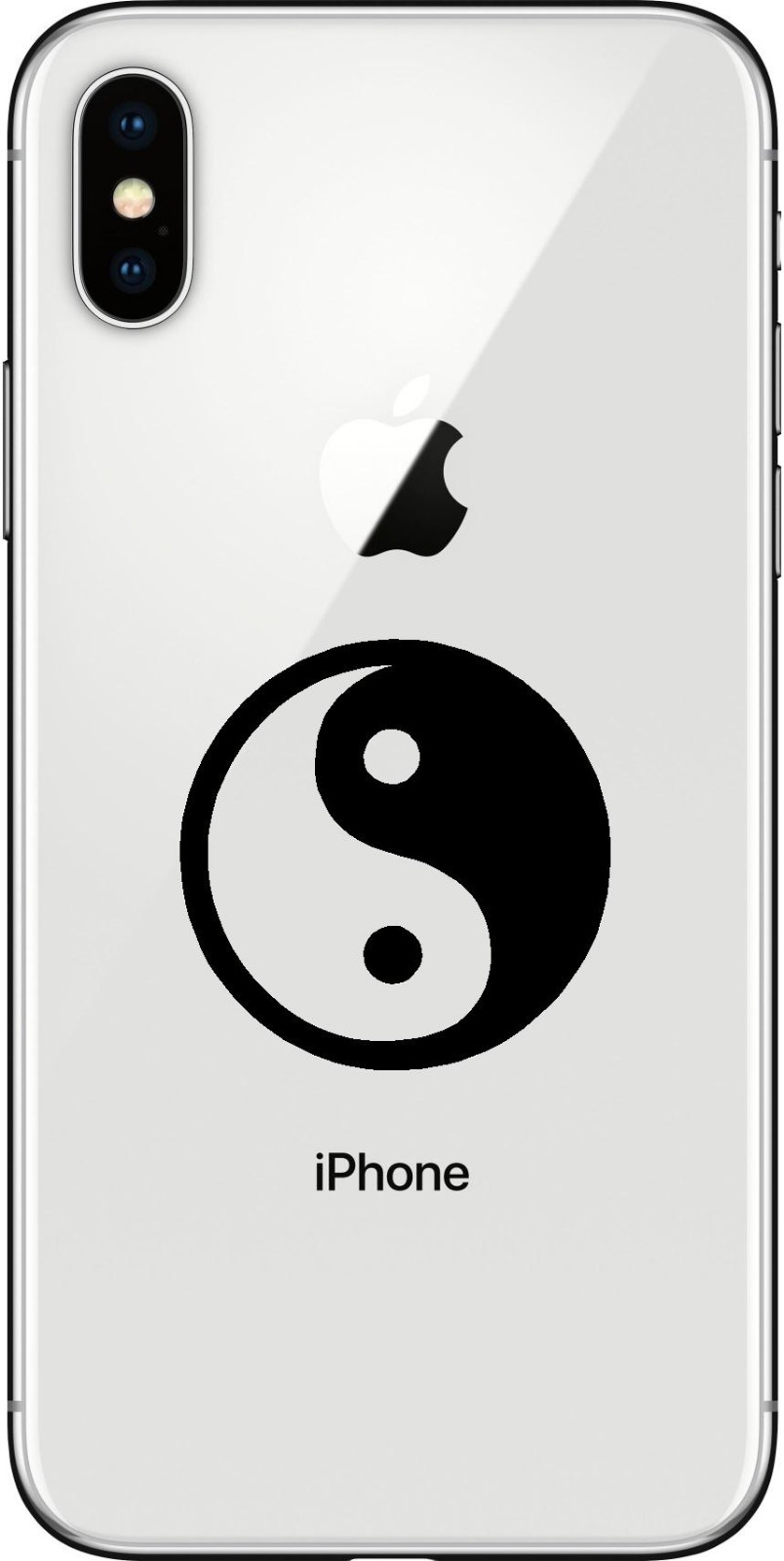 Small Yin Yang Symbol Vinyl Decals Phone set of 6 Yin Yang sign Stickers sheet